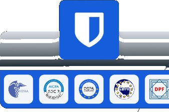 Bitwarden security compliance certifications including HIPAA, SOC 2, CCPA, GDPR, and Data Privacy Framework